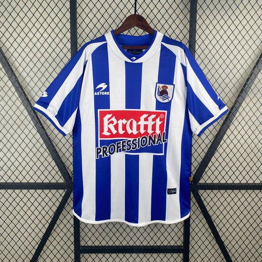 Camiseta Retro Real Sociedad 02/03 Primera equipación