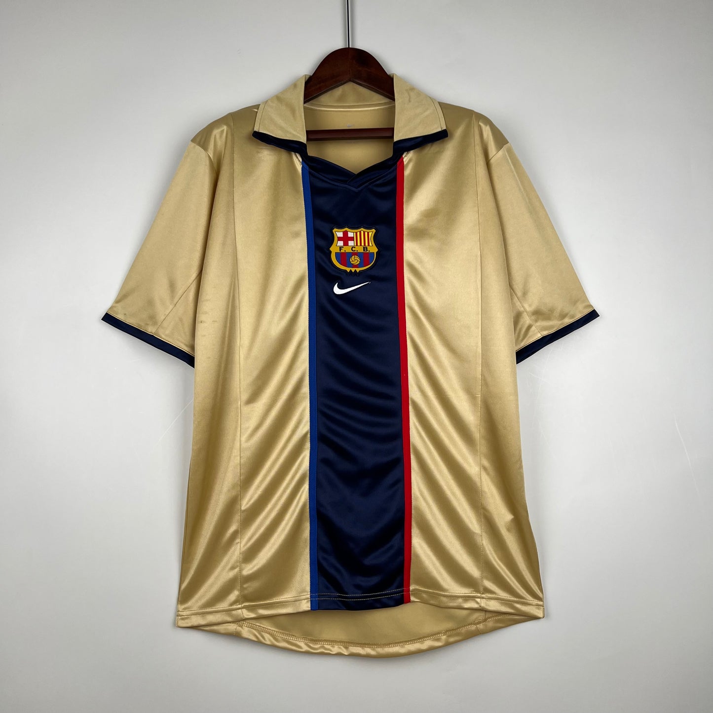 Camiseta Retro FC Barcelona 2002 Segunda equipación