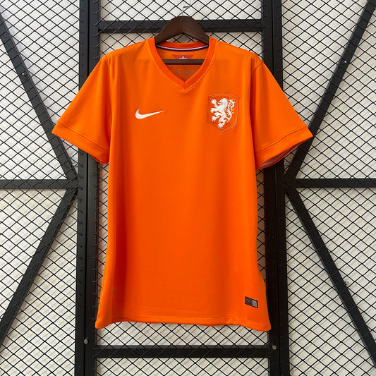 Camiseta Retro Paises Bajos 2014 Primera equipación