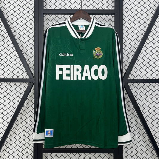 Camiseta Retro Deportivo De La Coruña 99/00 manga larga Segunda equipación